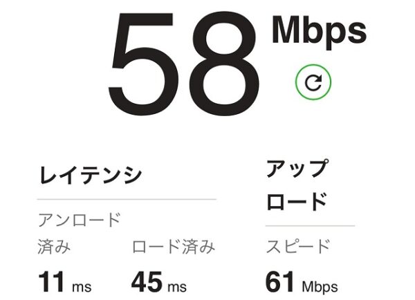 Wi-Fiスピード