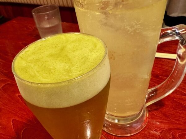 お茶ビール