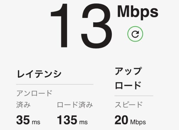 Wi-Fiスピード