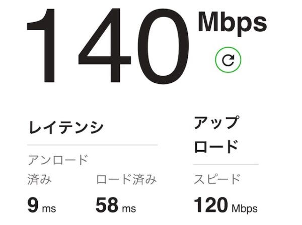 Wi-Fiスピード
