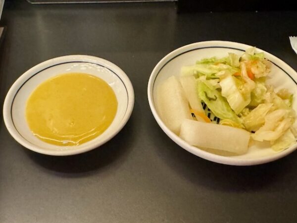辛子と漬物