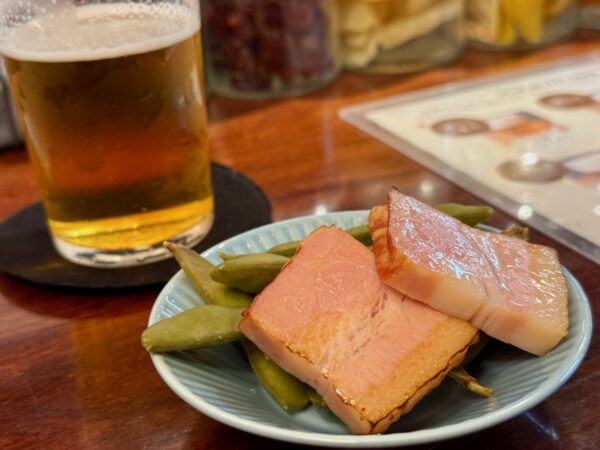 ビールと燻製