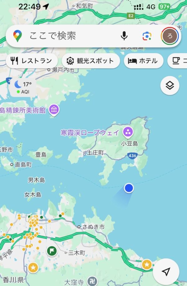 小豆島あたり