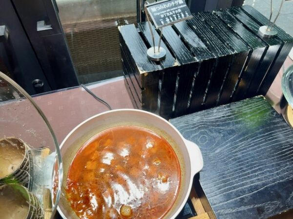 鰯つみれのチゲ鍋