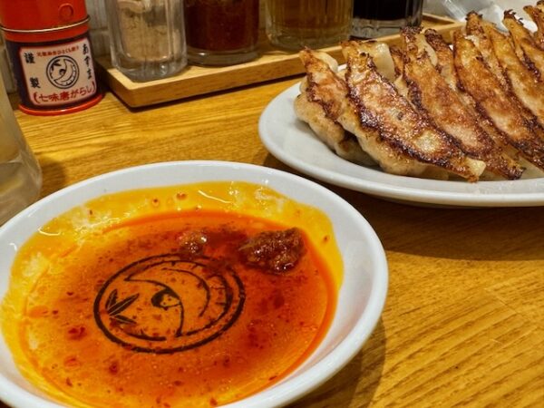 ラー油たっぷり