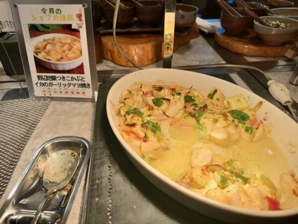 朝食ビュッフェ