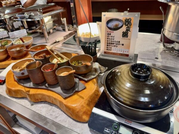 朝食ビュッフェ