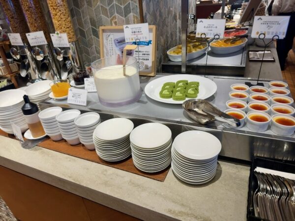 朝食ビュッフェ