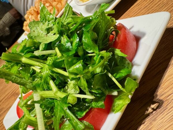 クレソンとトマト