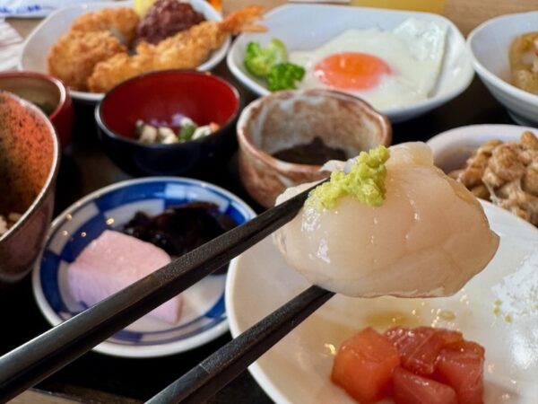 帆立の刺身