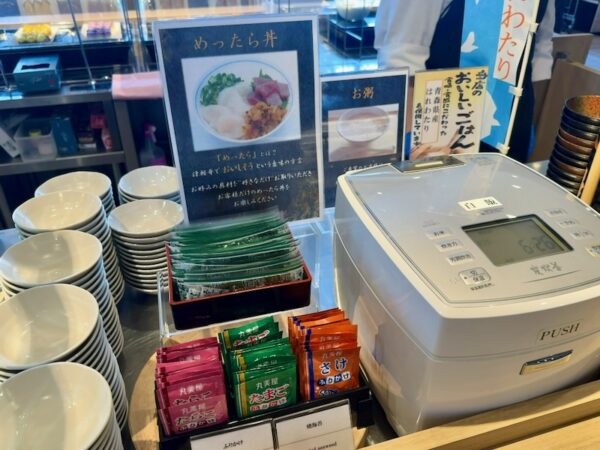 朝食ビュッフェ