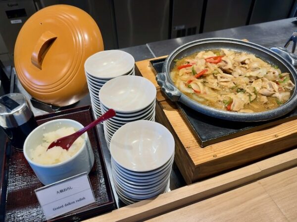 朝食ビュッフェ