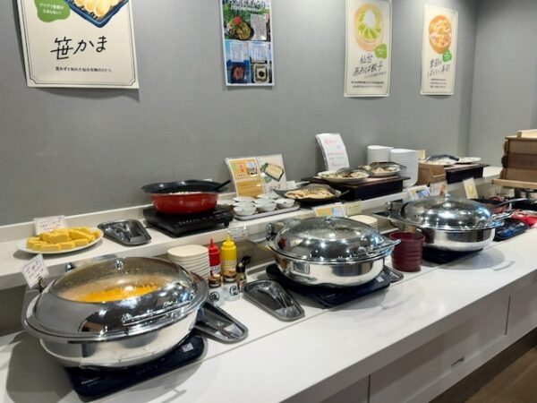 朝食ビュッフェ