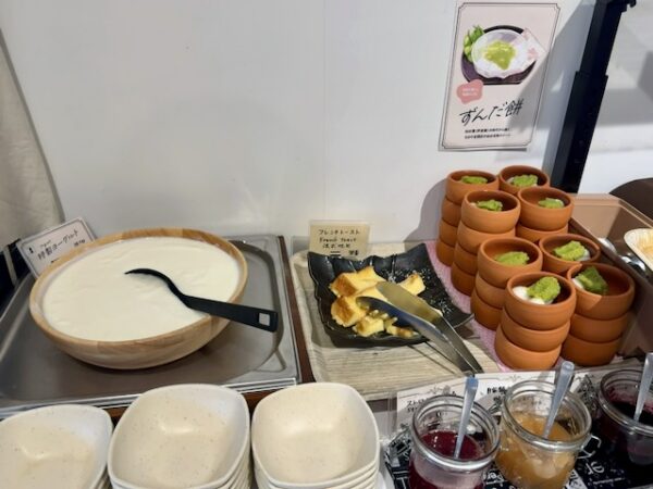 朝食ビュッフェ