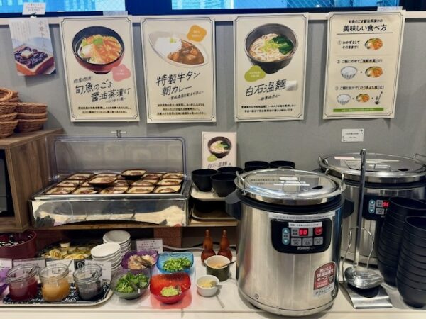 朝食ビュッフェ