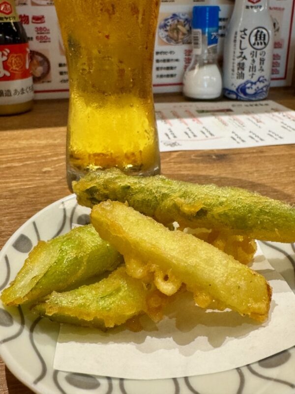 アスパラ天ぷら