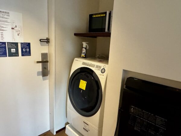 洗濯機とレンジ
