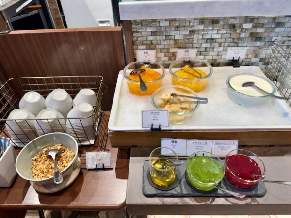 朝食ビュッフェ