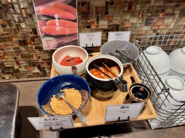 朝食ビュッフェ