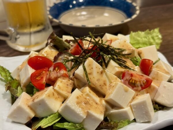 豆腐サラダ