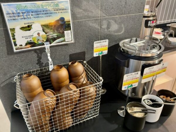 朝食ビュッフェ