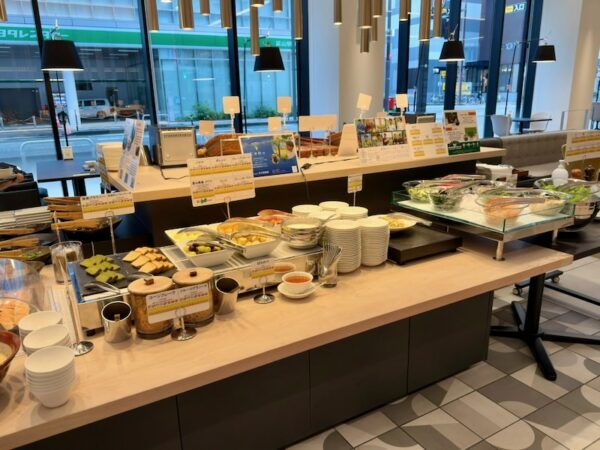 朝食ビュッフェ