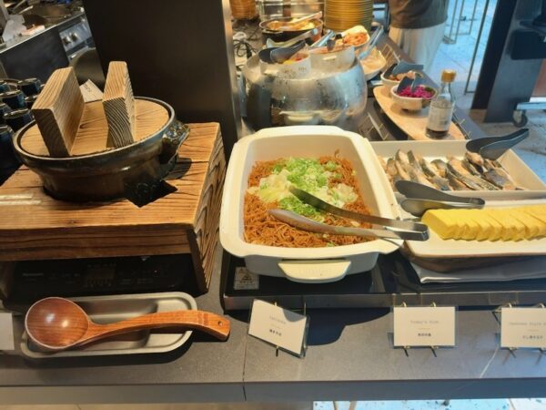 朝食ビュッフェ