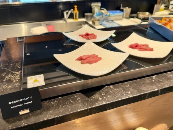 黒毛和牛のローストビーフ