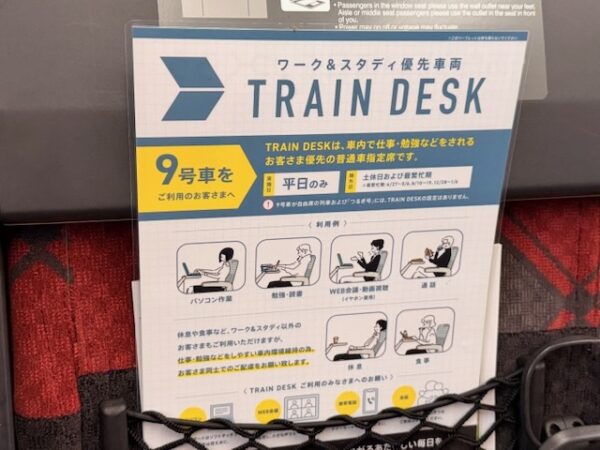 トレインデスク
