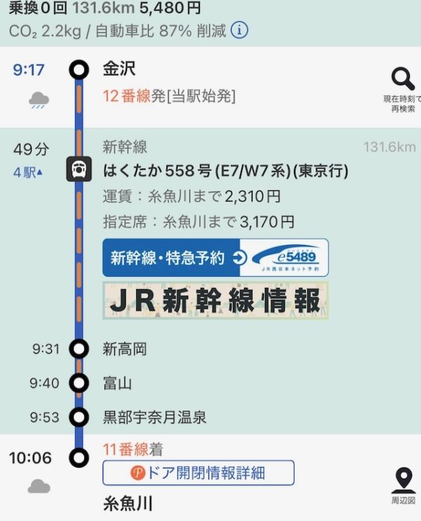 金沢糸魚川