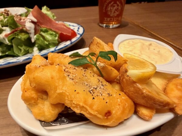 一口フィッシュアンドチップス