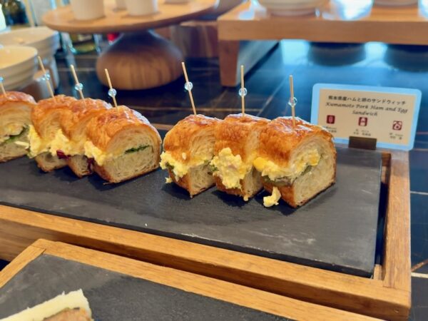 熊本県産ハムと玉子のサンドウィッチ