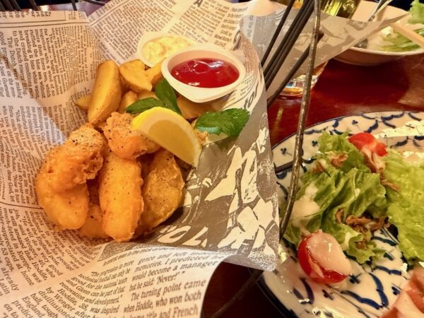 一口フィッシュアンドチップス