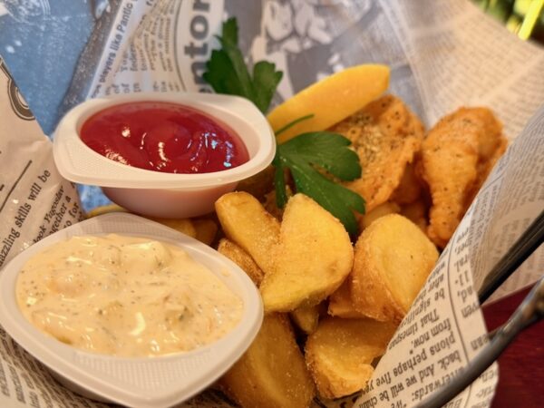 一口フィッシュアンドチップス