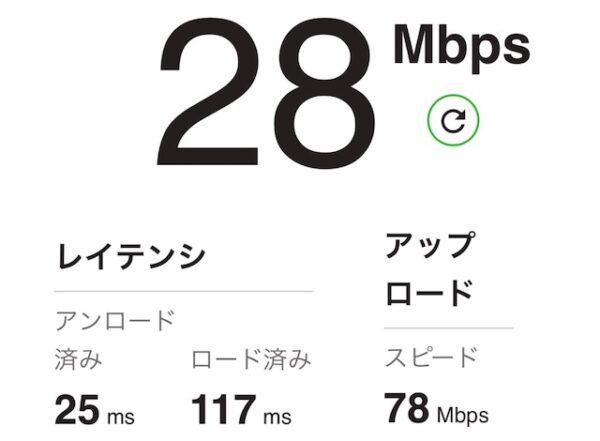 Wi-Fiスピード