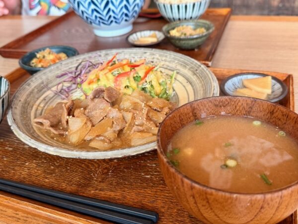 紅豚味噌しょうが焼き定食