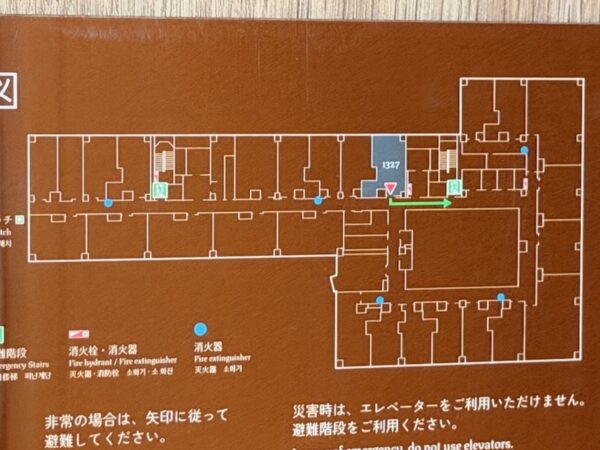 お部屋の位置