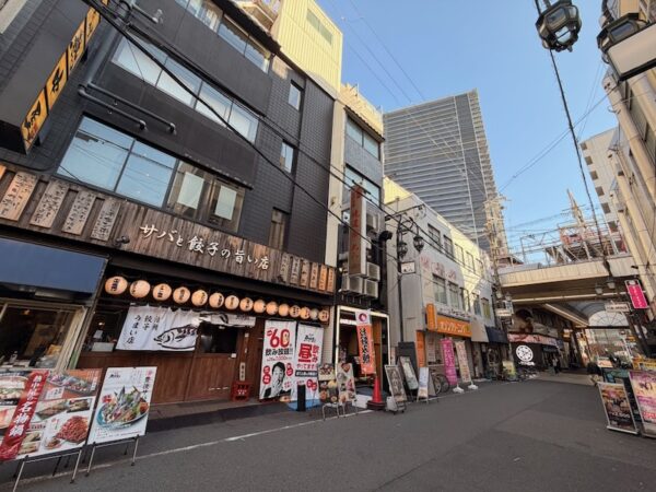 商店街すぐ