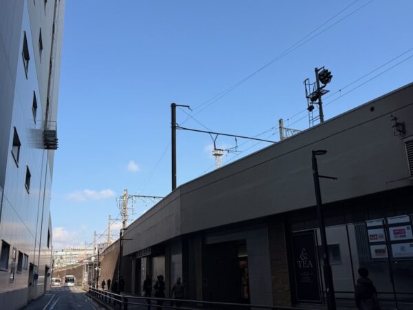 線路沿い