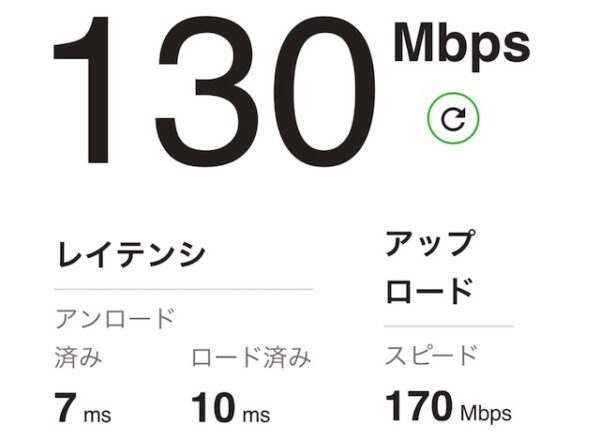 Wi-Fiスピード